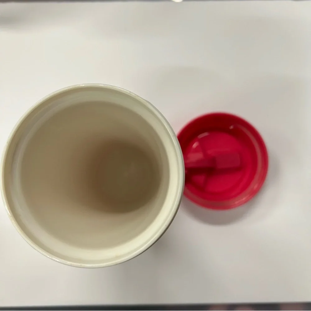 Kate Spade Cold Hands Warm Heart‎ Thermal Mug EUC